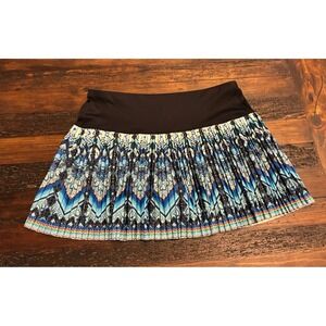 Lucky In Love Pleated Athletic Skort Tennis Pickleball Golf Colorful Women's 12